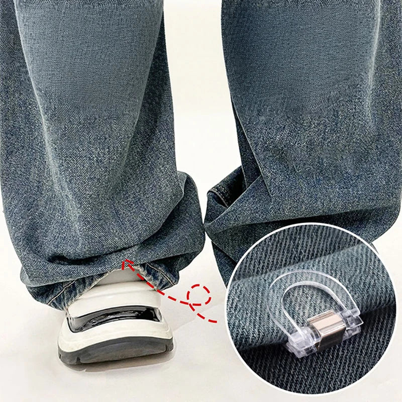 8Pcs Invisible Leg Shortening Clip,non-slip Pants Edge Clip,used For Anti-drag Pants Hem Fixing,Multifunctional Page Holder Clip