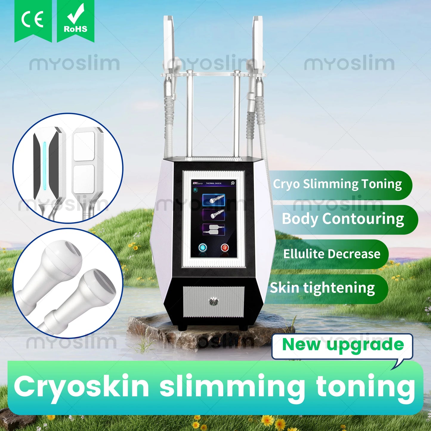 CE Approved Medical Cryotherapy Cryoslim Machine Acne Treatment Cold HammerNewest Updates Cryo Cool Beauty Personal Care