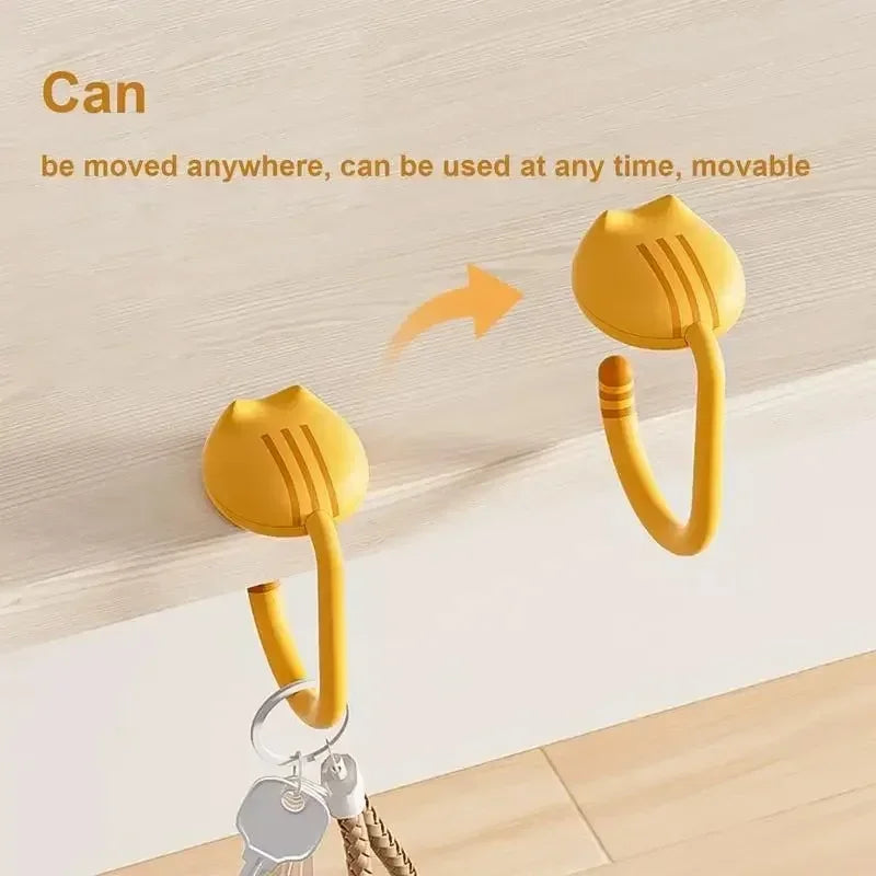 Cat Tail Purse Hook Portable Multifunctional Table Hook