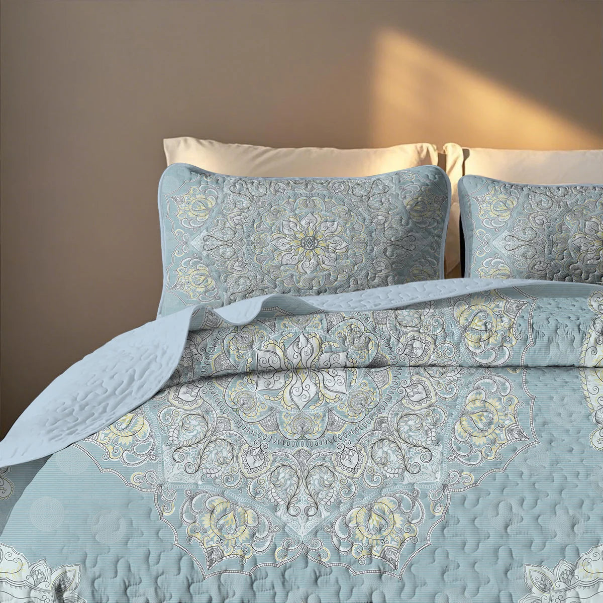 Craft Of Weaving Boho Printed Quilt Set Bedding Collection