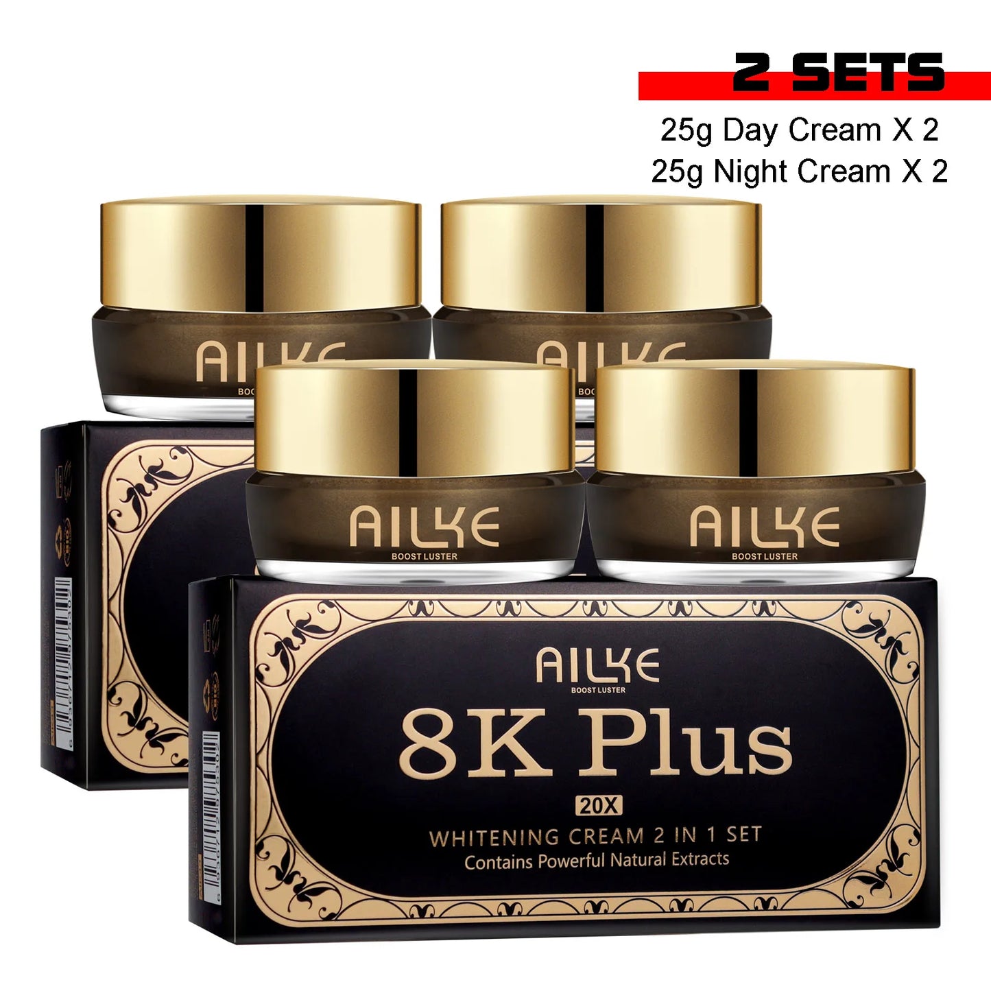 AILKE Whitening Face Cream Collagen Glutathione For All Skin Types