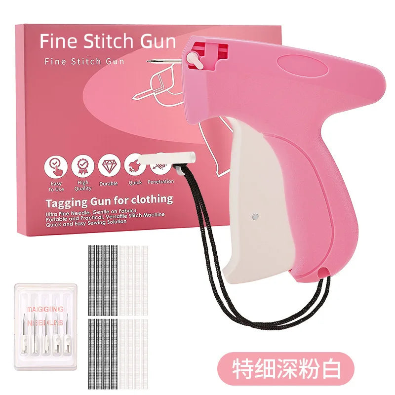 Quick Clothing Fixer Sewing Gun Handheld Garment Stitch Tool Quilt Holder Fastener Tag Fixing Tool for Clothes