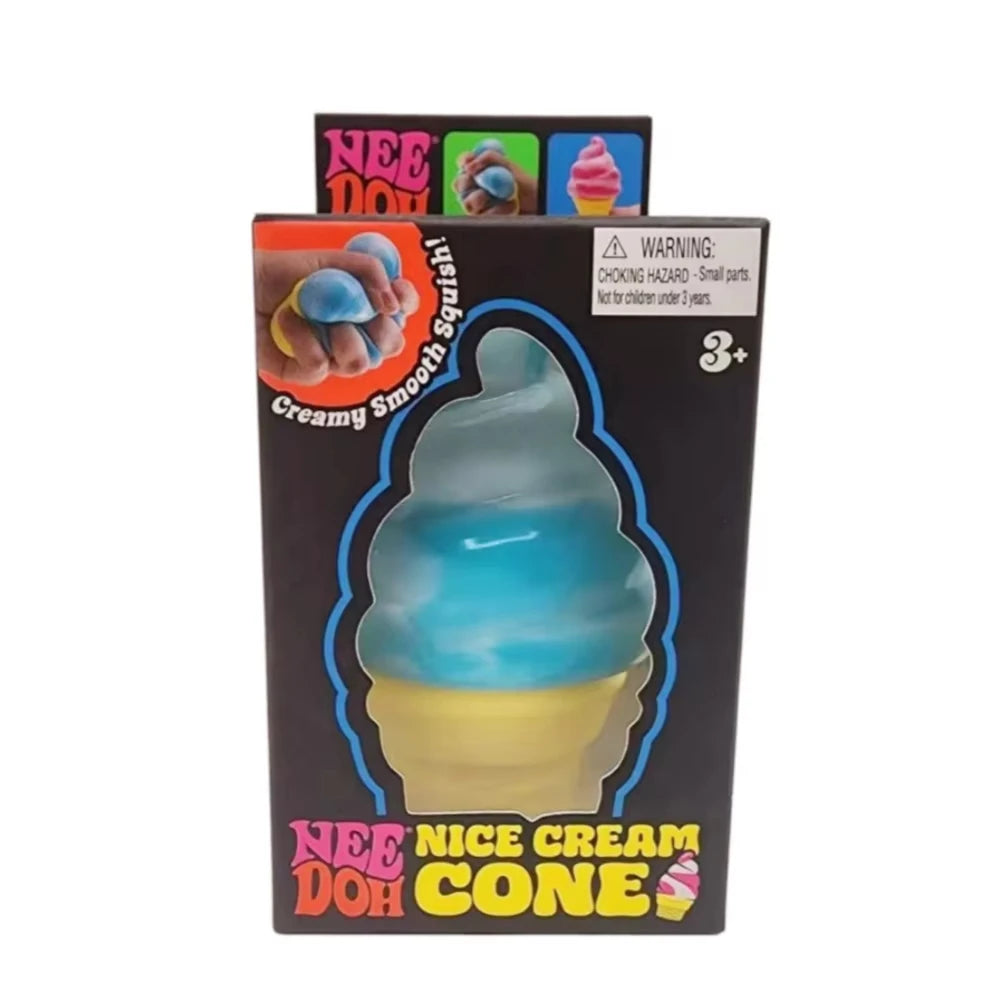 Schylling Surprise Ice Cream Cone Squishy Sensory Stress Relief Toy