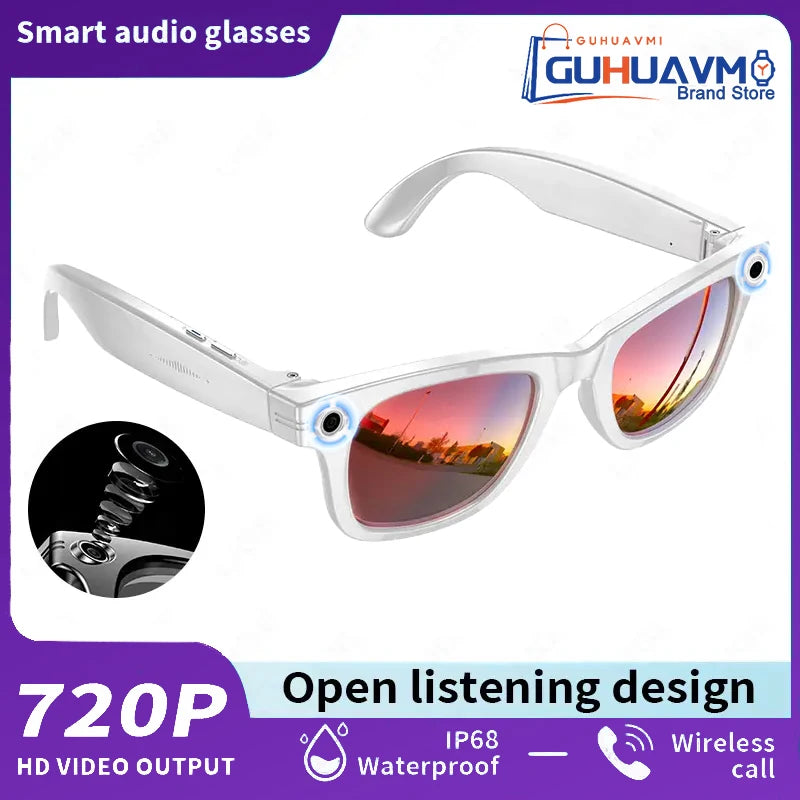 AI Smart Glasses With 8MP Camera And Translation Features