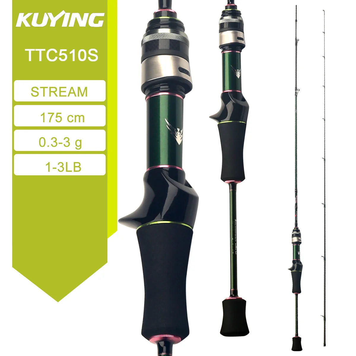 Kuying Stream Rod Fast Action Spinning Rod