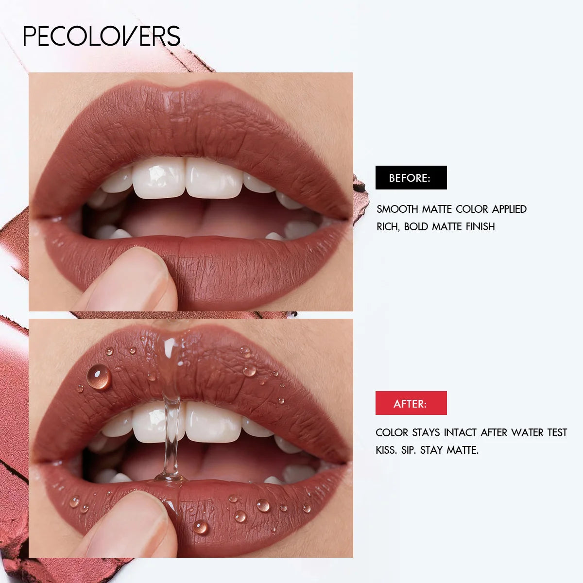 6PCS/SET Cream Matte Lip Tint Stick,Even Color Layering,Comfortable All-day Wear,Classic Neutral Lip Shades,Soft Fluffy Applicator Head,Compact Carry Lip Gloss Set,Suitable For Daily Travel And Everyday Female Makeup