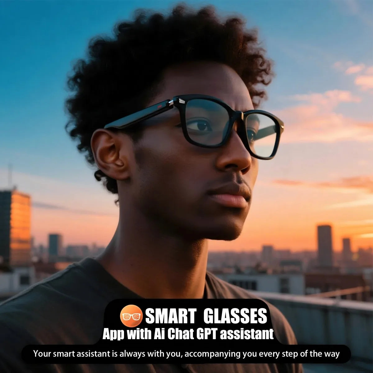 Giinova Smart Glasses With App Translation And Open Ear Audio