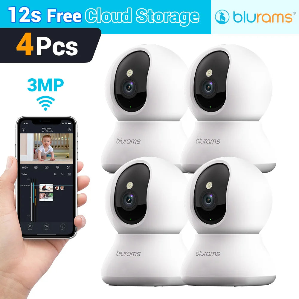 Blurams 2K HD Baby Monitor Camera With Motion Detection