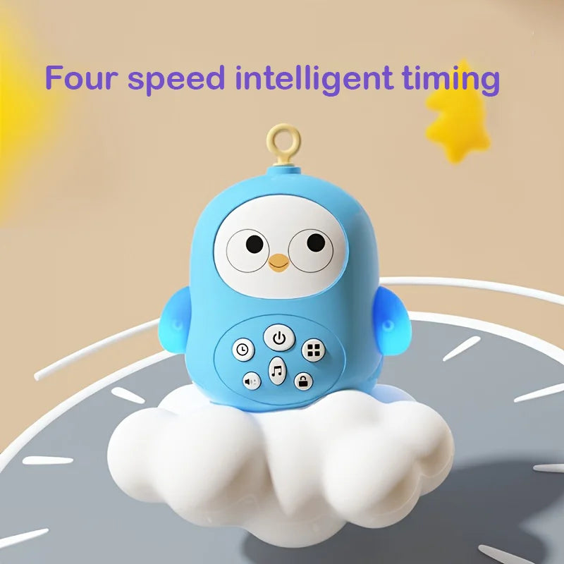 Musical Crib Mobile for Baby, 360° Rotating Baby Mobile with Soft Night Light & Multi-Soothing Modes, Infant Sleep Soother