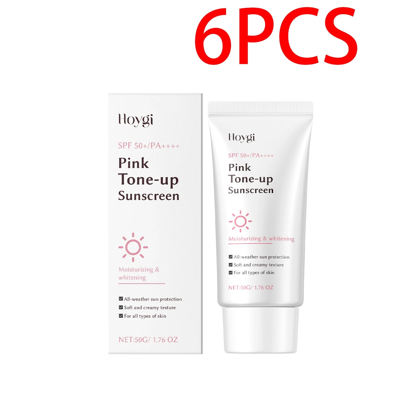 Hoygi SPF50 Sunscreen Facial Body Sun Cream Solar Blocker Refreshing Care Body Sunblock Lotion Moisturizing Solar Protector Ski