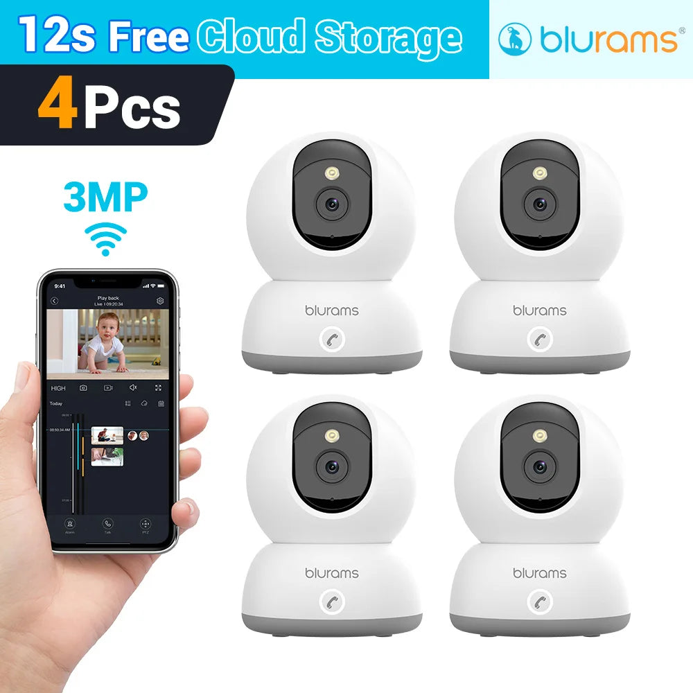 Blurams 2K HD Baby Monitor Camera With Motion Detection