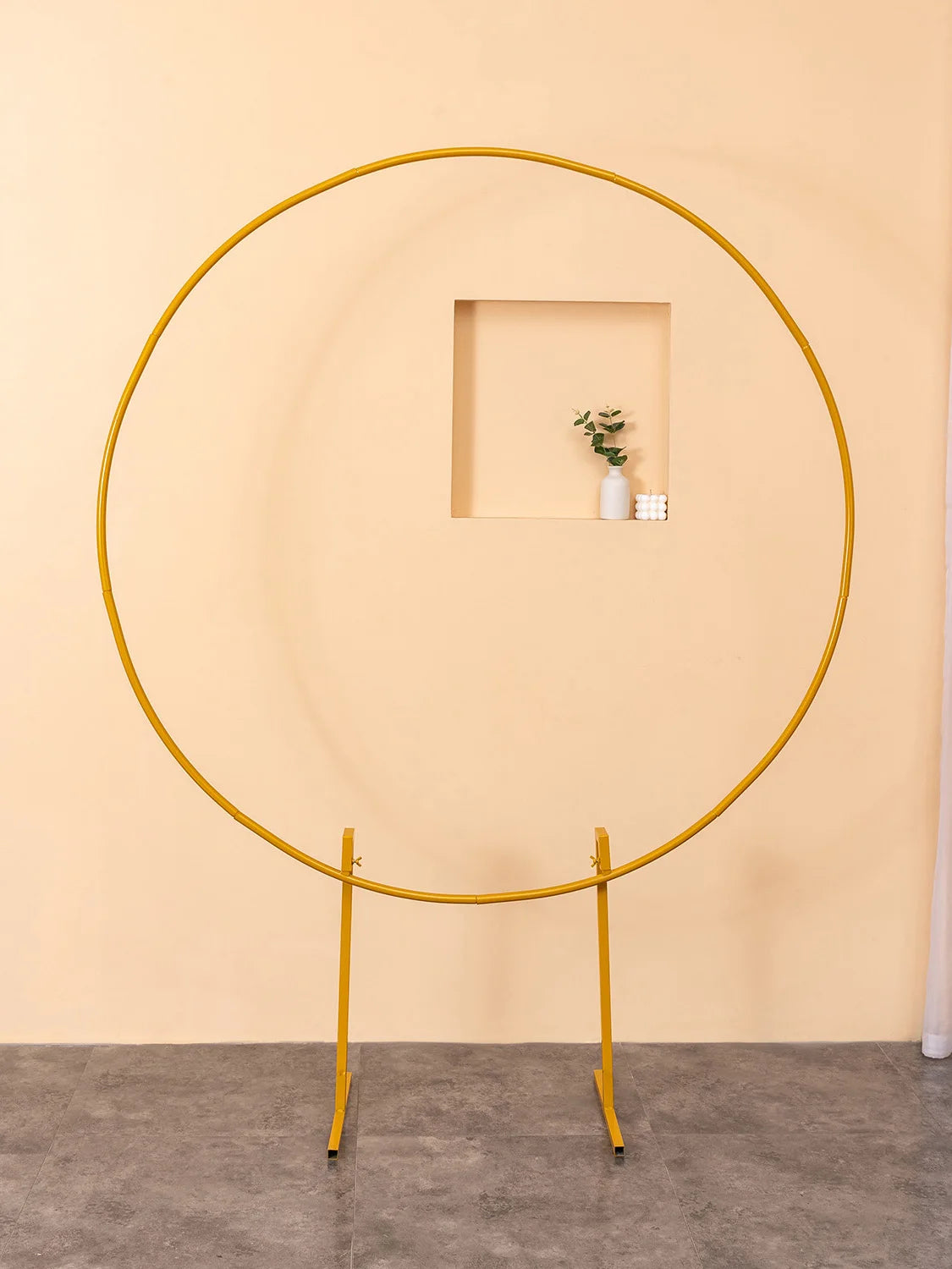 NONECN Iron Arch Balloon Stand Backdrop For Parties And Events
