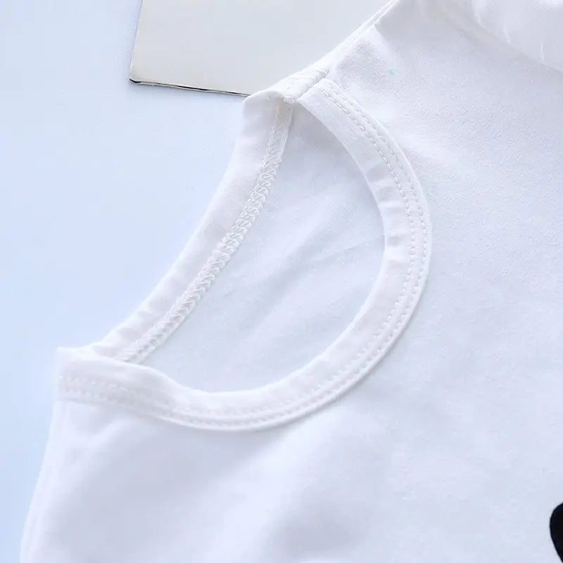 Boys Autumn Letter Print 3 Piece Single Breasted Jacket Round Neck Long Sleeve Cotton Top And Striped Sweatpants Set