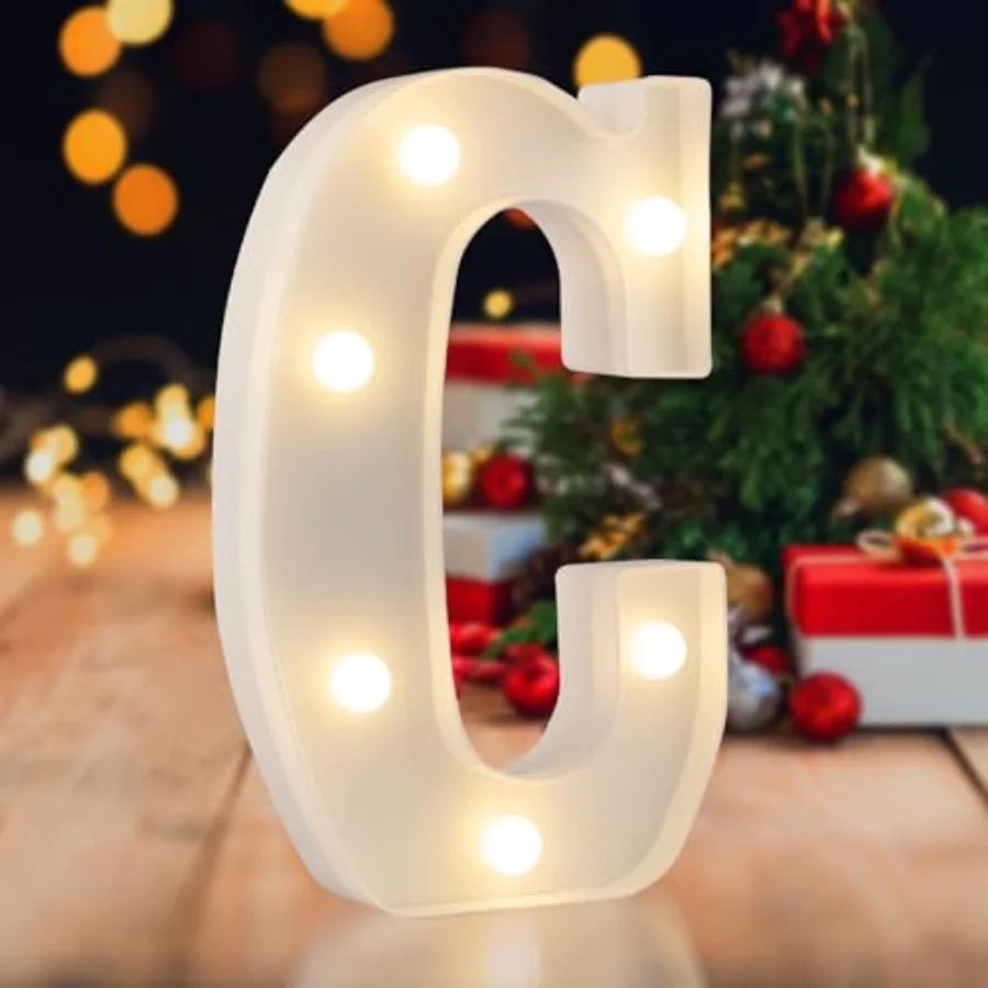 LED Marquee Numbers, 0-9 Light Up Letters, Battery Powered LED Letter Lights for Birthday Party, Christmas Night, Home, Bar, Gr