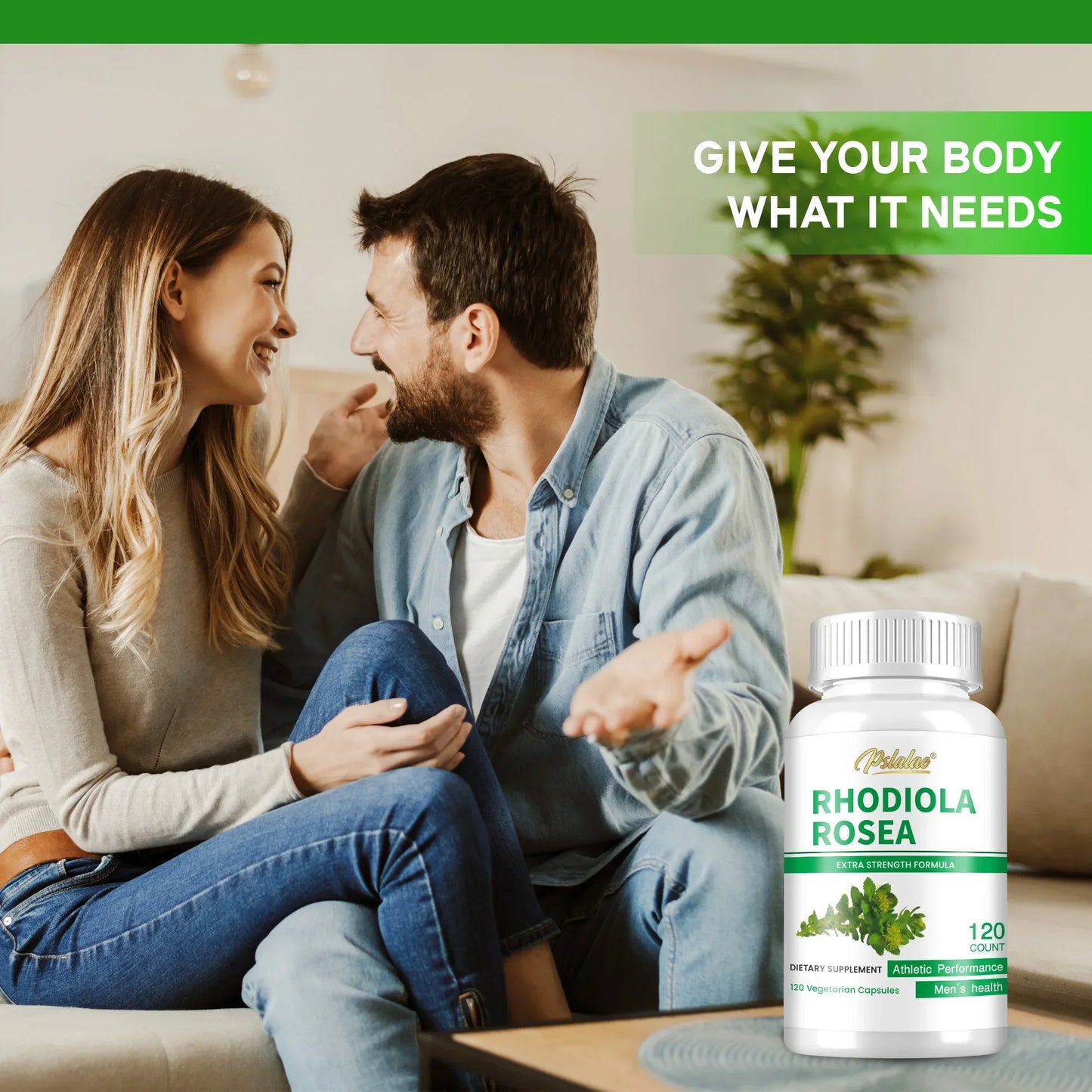 Rhodiola Rosea - Relieve Stress, Replenish Energy, Improve Endurance, and Improve Negative Mood - 120 Capsules
