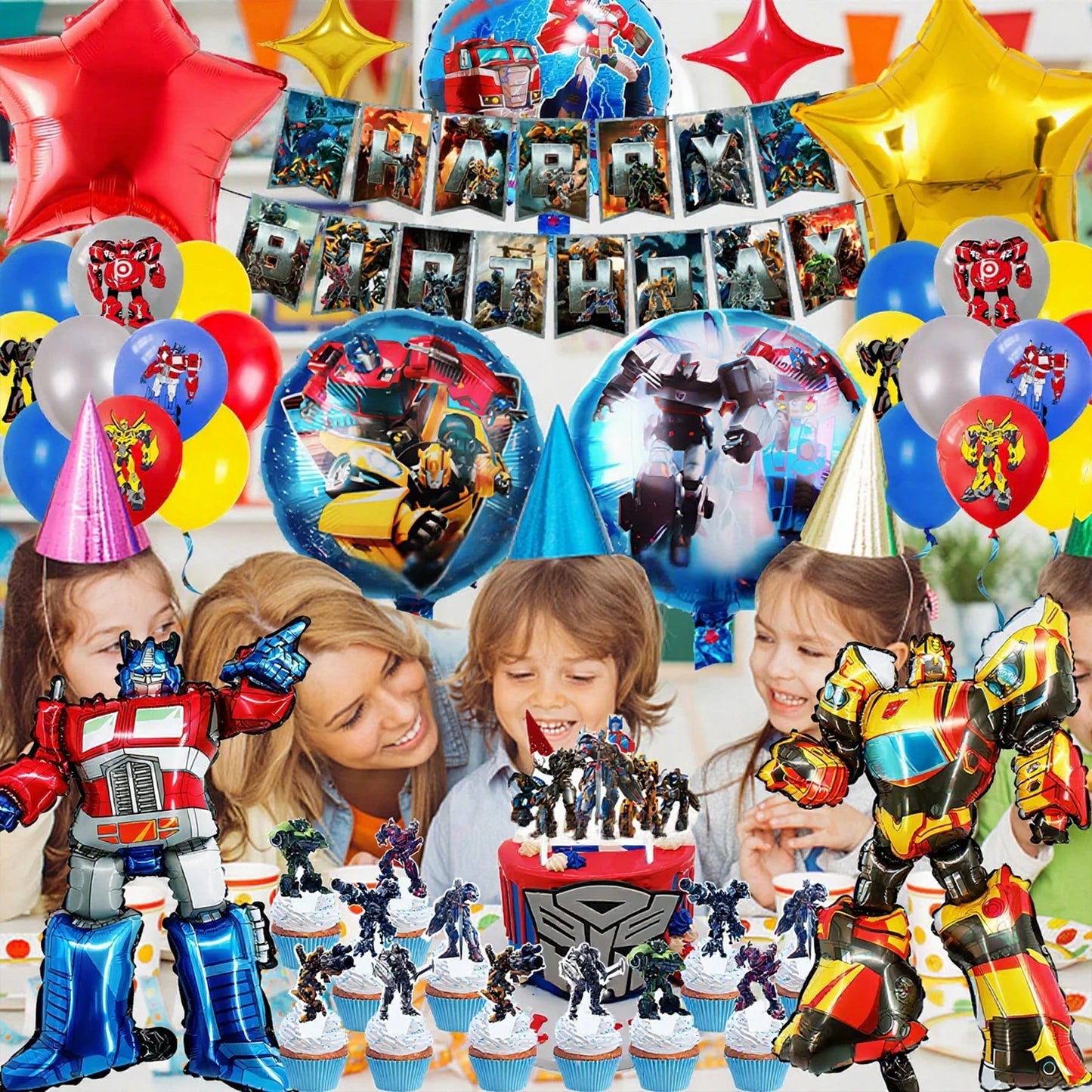 Hasbro Transformers Party Supplies Birthday Decorations Kit
