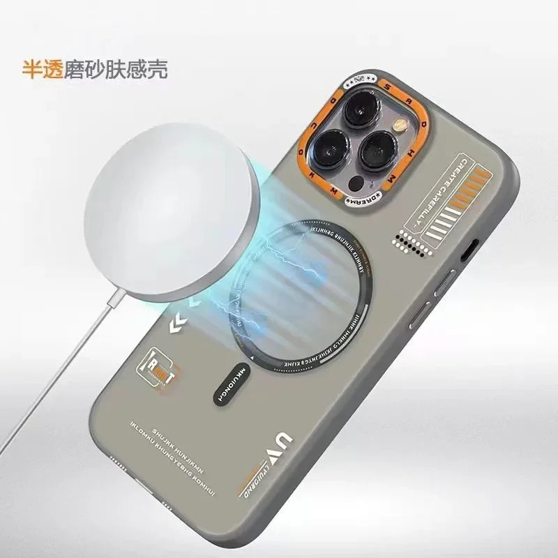 VYOPBC Matte Magnetic iPhone Case MagSafe Frosted Back