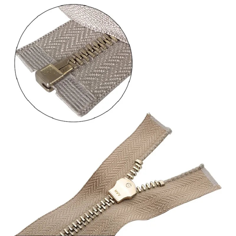 20/30/40/50/60/70/80cm 5# Colorful High Quality Open-End Auto Lock Metal Zipper DIY Handcraft For Clothing Pocket Garment Shoes