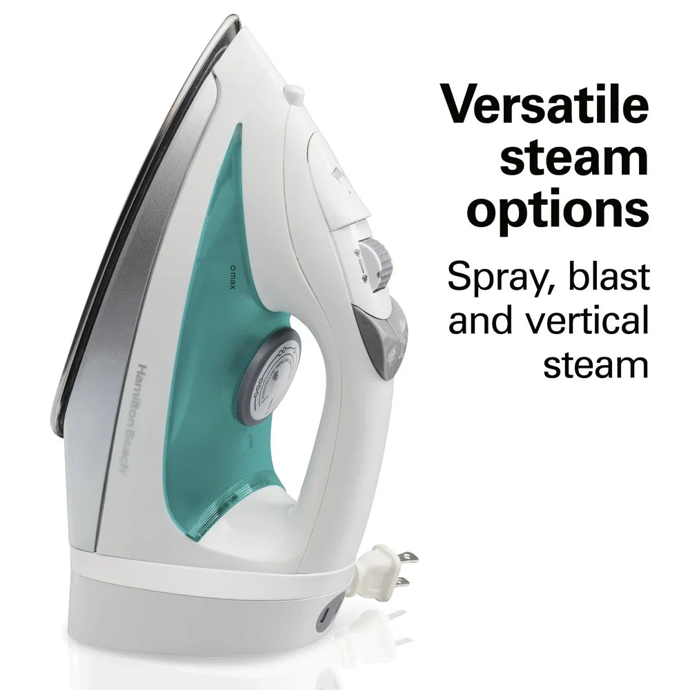 XMSJ Retractable Cord Steam Iron With Stainless Steel Soleplate