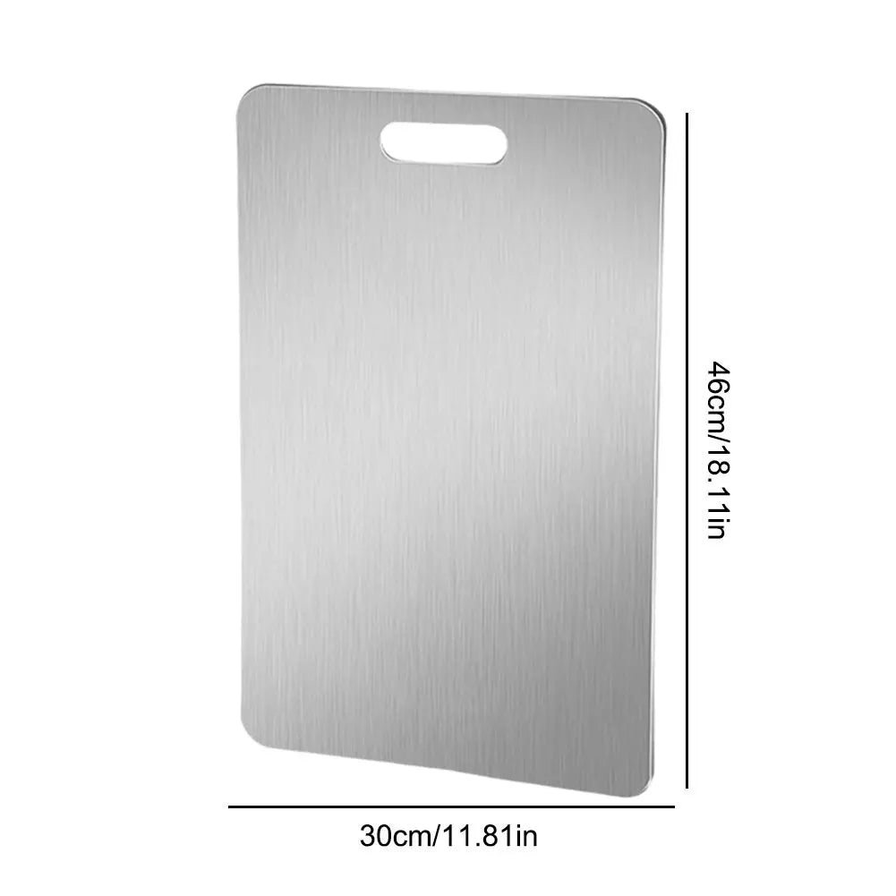 Stainless Steel Double Sided Cutting Board Thickened For Kitchen