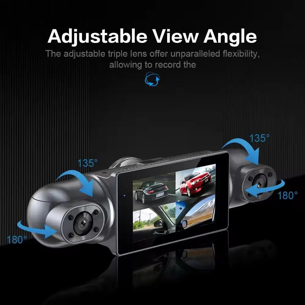 Kankeirr 4 Channel Dash Cam 360 Front Rear 2K Front