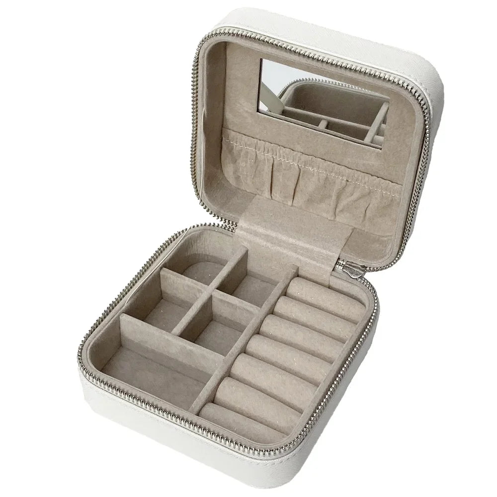 Hign Concerned Jewelry Travel Case Synthetic Leather