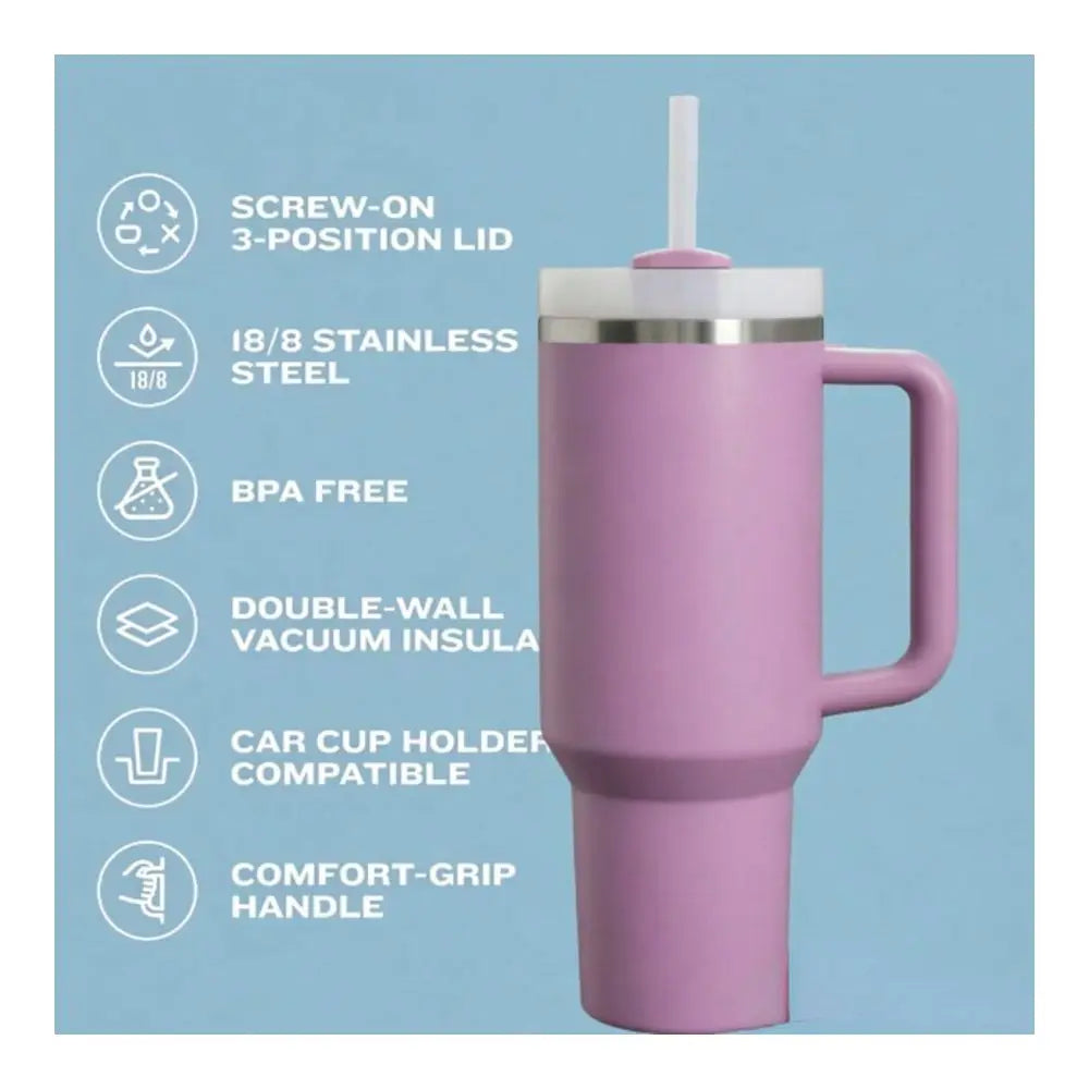 Stainless Steel Double Wall Vacuum Insulated Portable Travel Tumbler
