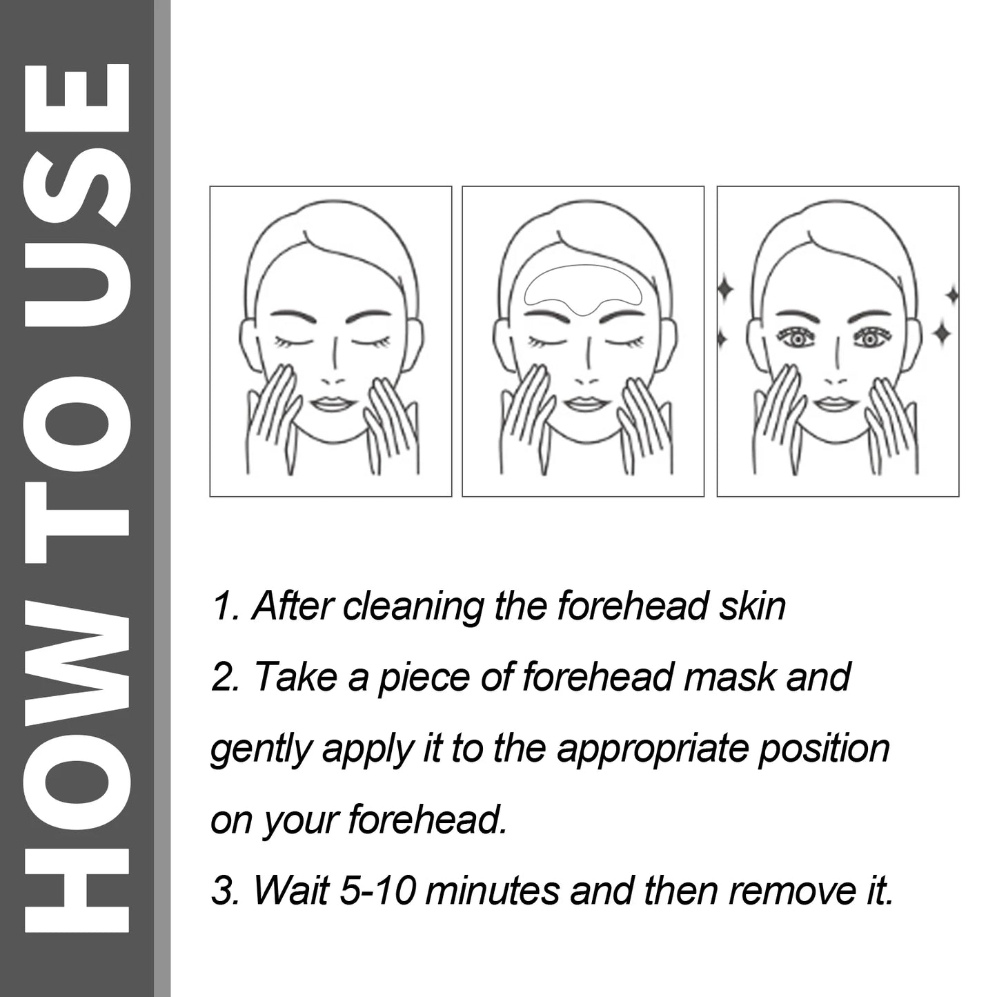 Hoygi Forehead Wrinkles Patches Anti Aging Treatment Mask Kit