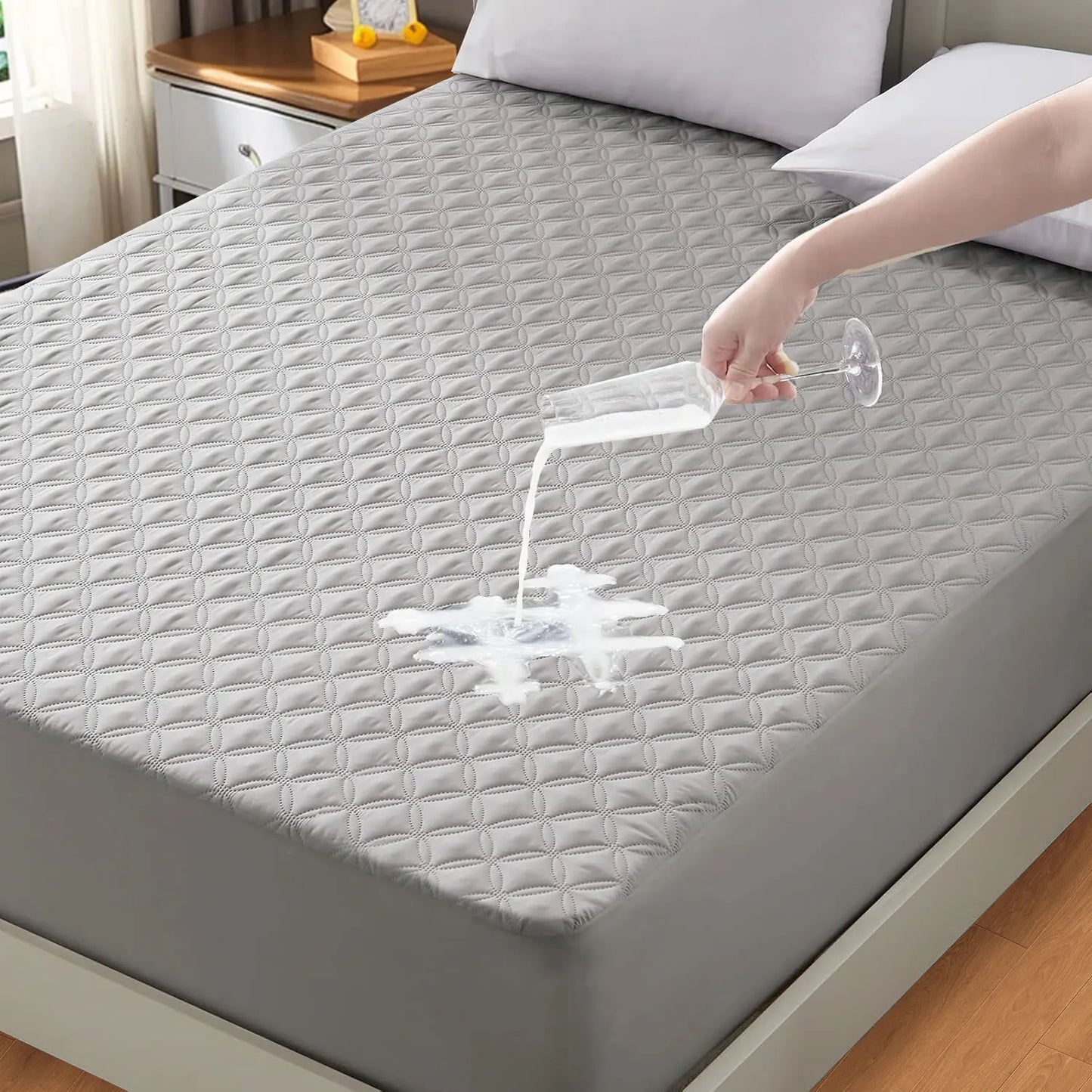 Tatting Waterproof Mattress Protector Noiseless Deep Pocket
