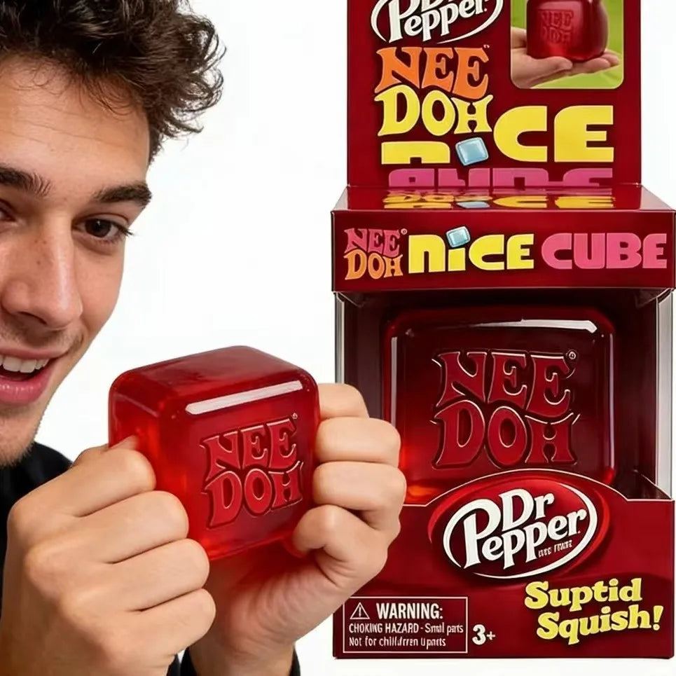 Schylling Needoh Nice Cube Sensory Toy Anti Stress Relief Blocks