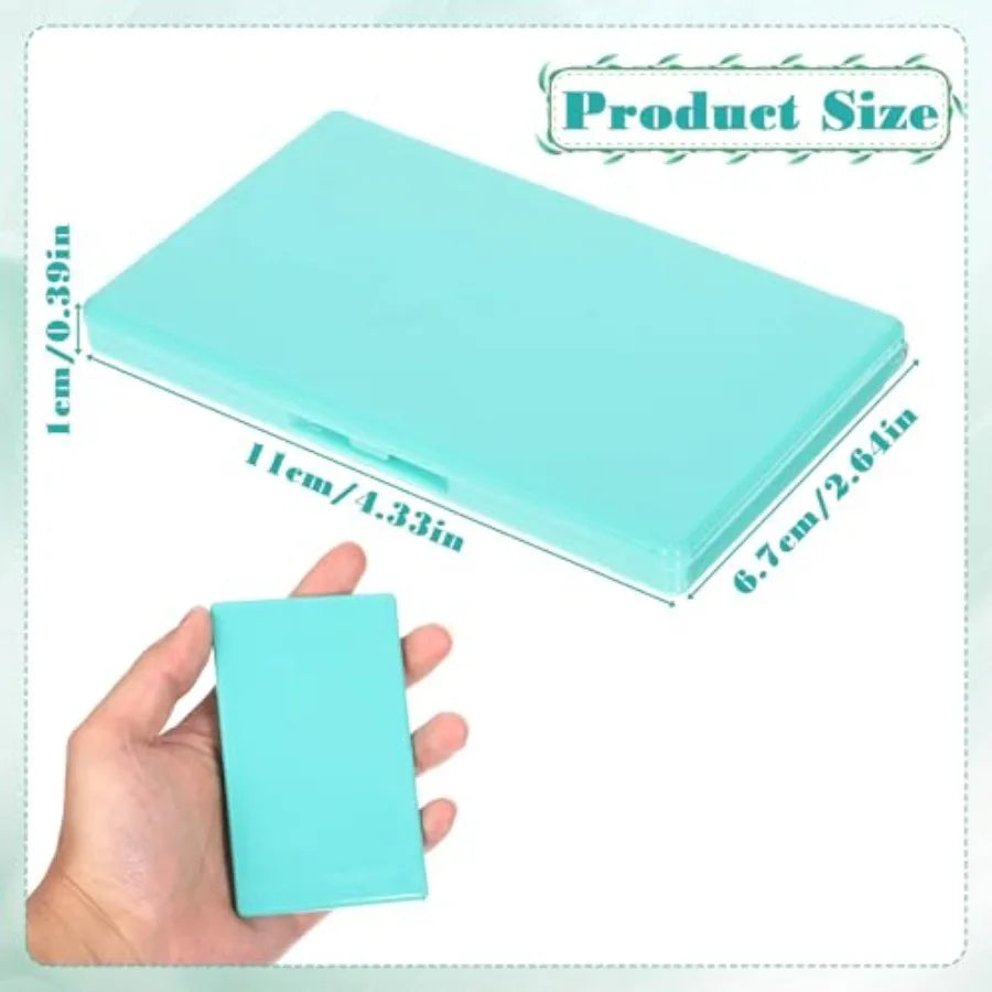Magnetic Needle Holder, Magnetic Needle Case Rectangle Needles Tin Portable Sewing Needles Box for Pin Holders Organizer Light