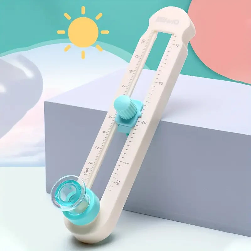 360° Adjustable  Circle Cutter - Precision Scrapbooking Tool for Perfect Circular Paper Cuts - Ideal for Craft Enthusiasts