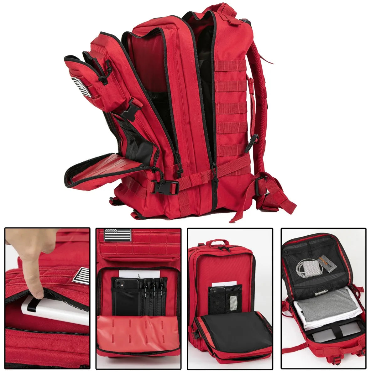 ReFire Gear Tactical Fishing Backpack for Outdoor Activities