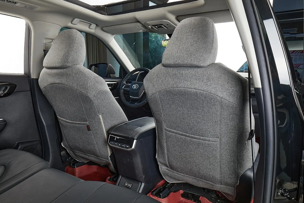coverdream Polyester 4Runner Car Seat Covers Custom Fit for Toyota 4 Runner 5/7 Seats  SR/SR5/TRD Sport/TRD Off-Road/Limited Truck Seat Covers Full Set Breathable Polyester Seat Protect Covers