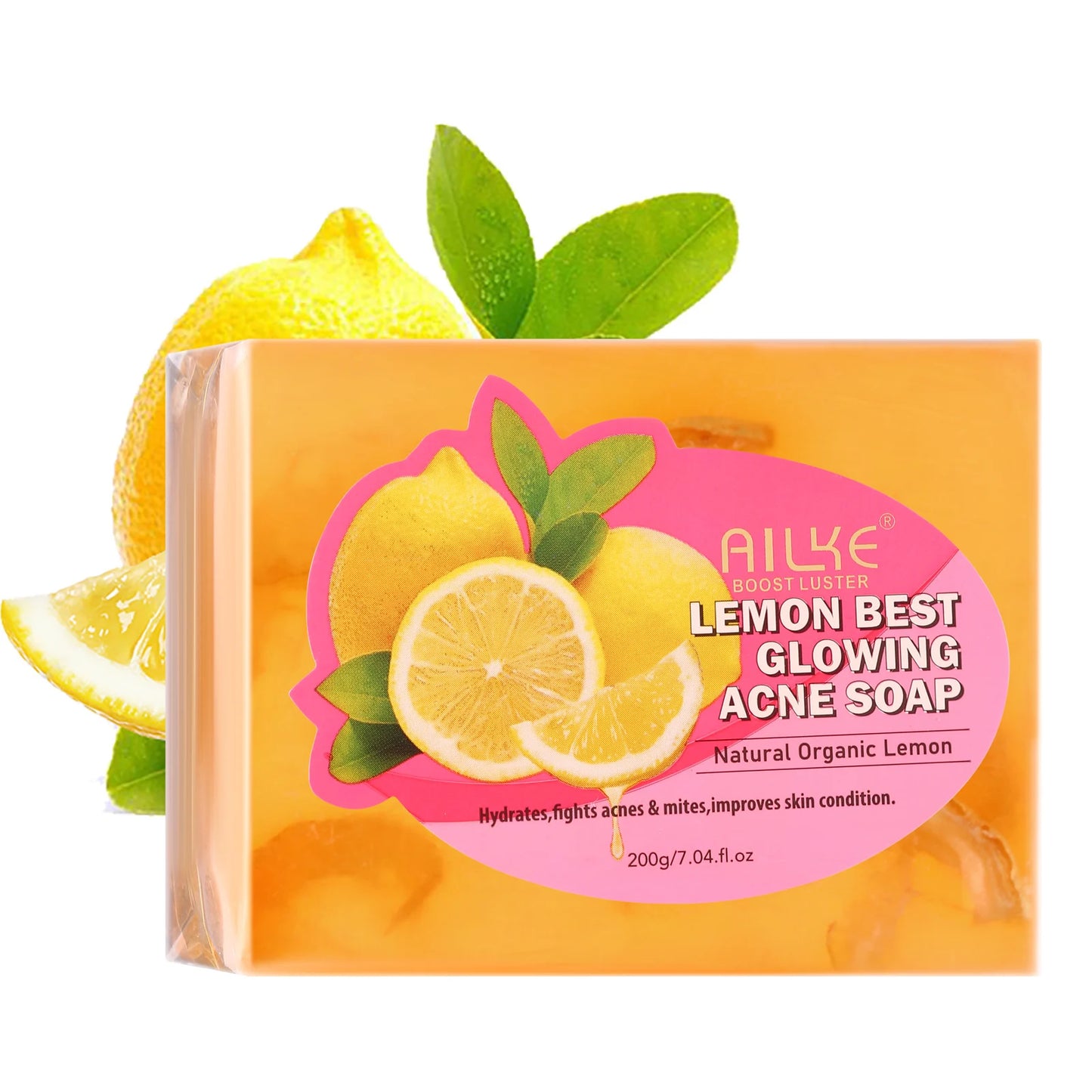 AILKE Natural Skin Glowing Set, Remove Acne, Darkness, Stains, Moisturizes, Lightening, Smooth, Improve Rough and Dry Skin