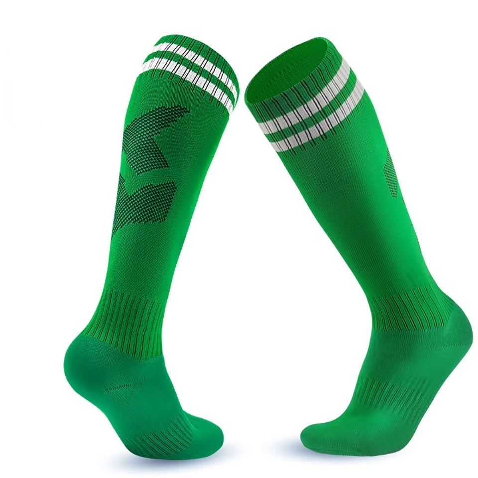 Loogdeel Knee High Soccer Socks Unisex Breathable Sports Socks