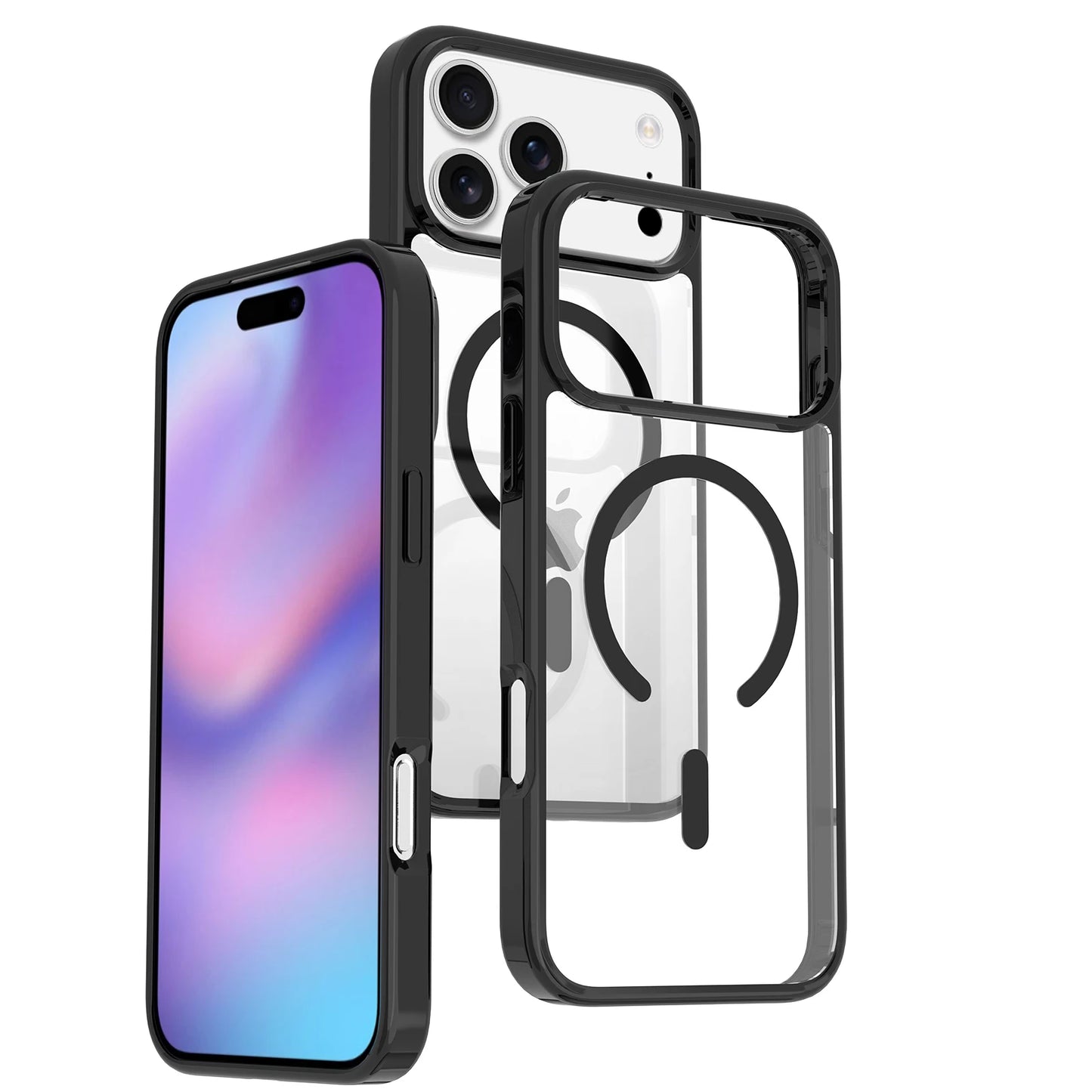 EWIND Scratch Resistant Shockproof Anti Yellow Magnetic Case For iPhone 17