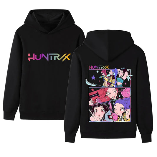 Minisocn Kpop Devil Hunter Hoodie For Kids Autumn Winter