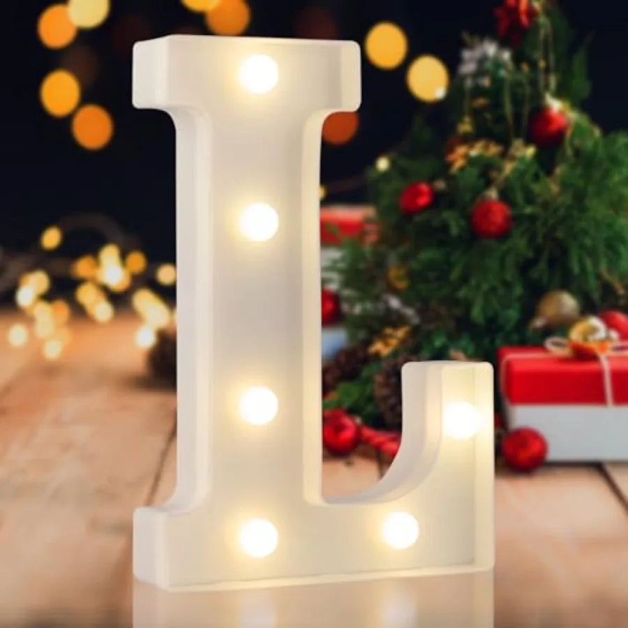 LED Marquee Numbers, 0-9 Light Up Letters, Battery Powered LED Letter Lights for Birthday Party, Christmas Night, Home, Bar, Gr