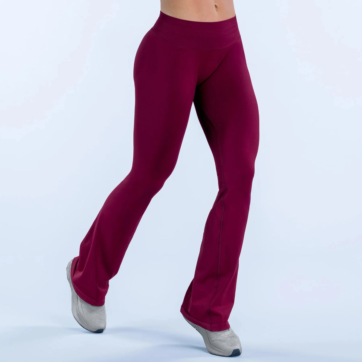NCLAGEN Active Flares Women's Seamless Yoga Leggings Fitness Workout Gym Trousers Squat Proof Scrunch Butt Lifting Sports Pants