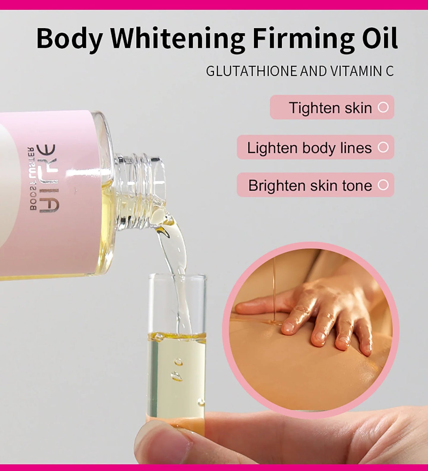 AILKE Whitening Lotion Glutathione Vitamin C Brightening Skin Care