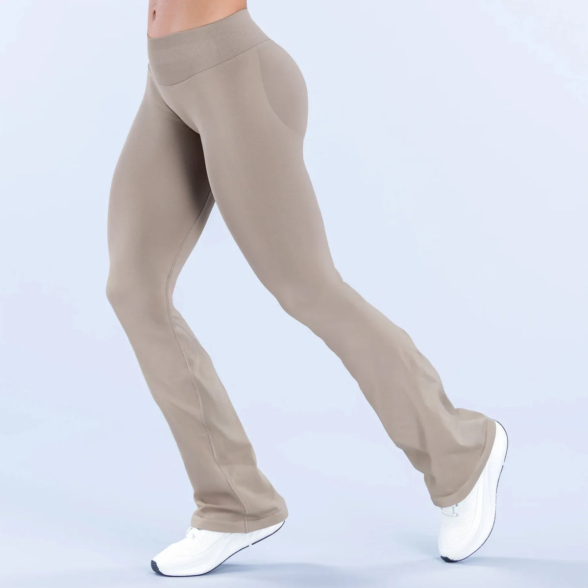NCLAGEN Active Flares Women's Seamless Yoga Leggings Fitness Workout Gym Trousers Squat Proof Scrunch Butt Lifting Sports Pants