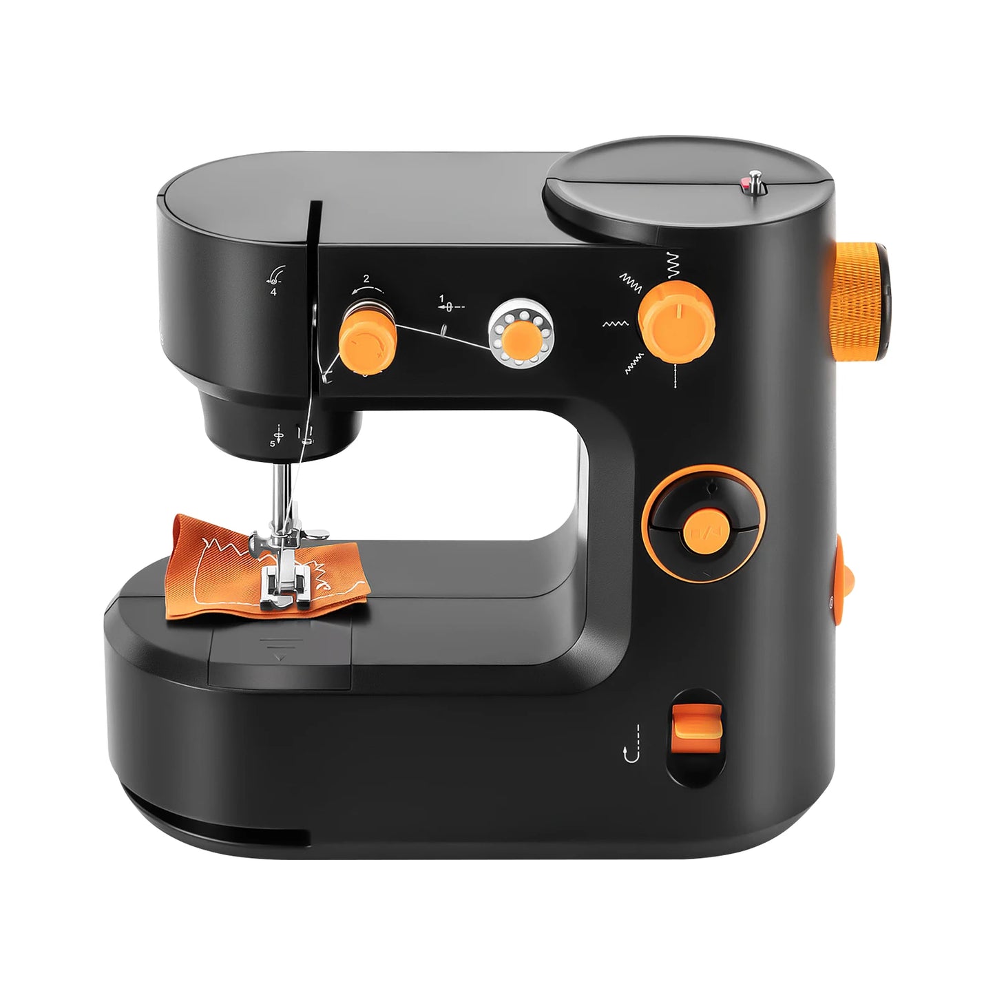 FHSM-398 Mini Electric Sewing Machine Free-Arm Portable Super Utility Stitch Sewing Machine With Foot Pedal LED Light For Home DIY Clothing Sewing