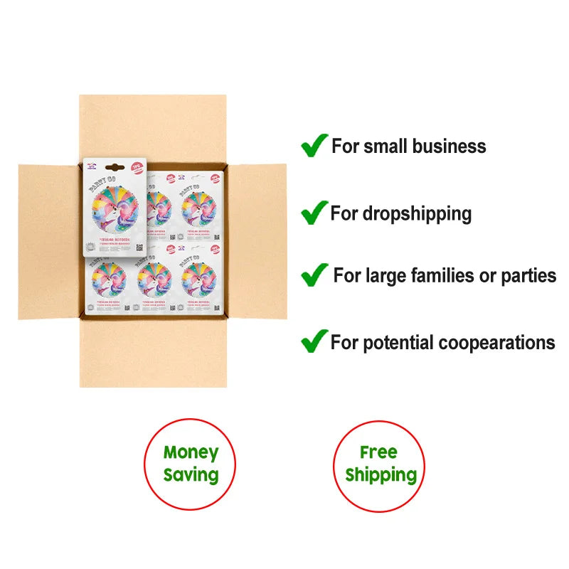 Unicorn Themed 18 Inch Foil Balloons 12 Packs For Party Decorations Birthday Celebration