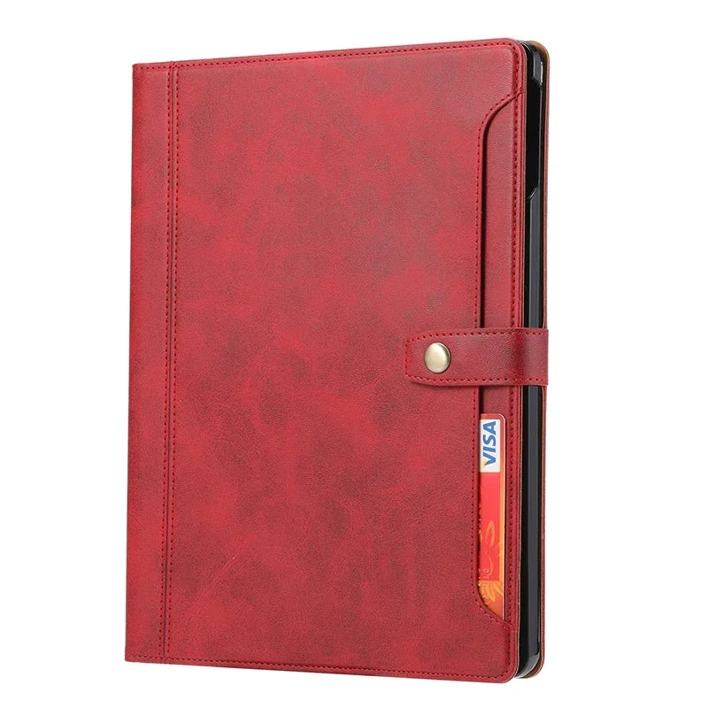 Luxury Flip Leather Book Case For iPad Pro 13 11 12 9 Air 4 5 Mini Wallet Card Holder Stand Cover