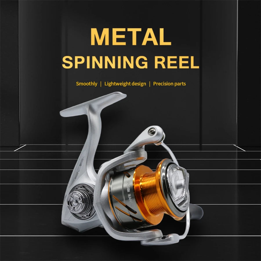 TC Spinning Fishing Reels With Metal Spool Interchangeable For Freshwater And Saltwater Trout Carp Spinning Reel