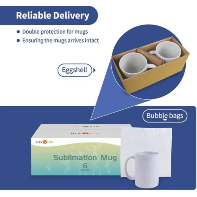 Premium Ceramic Mugs For Professional Sublimation Printing Projects