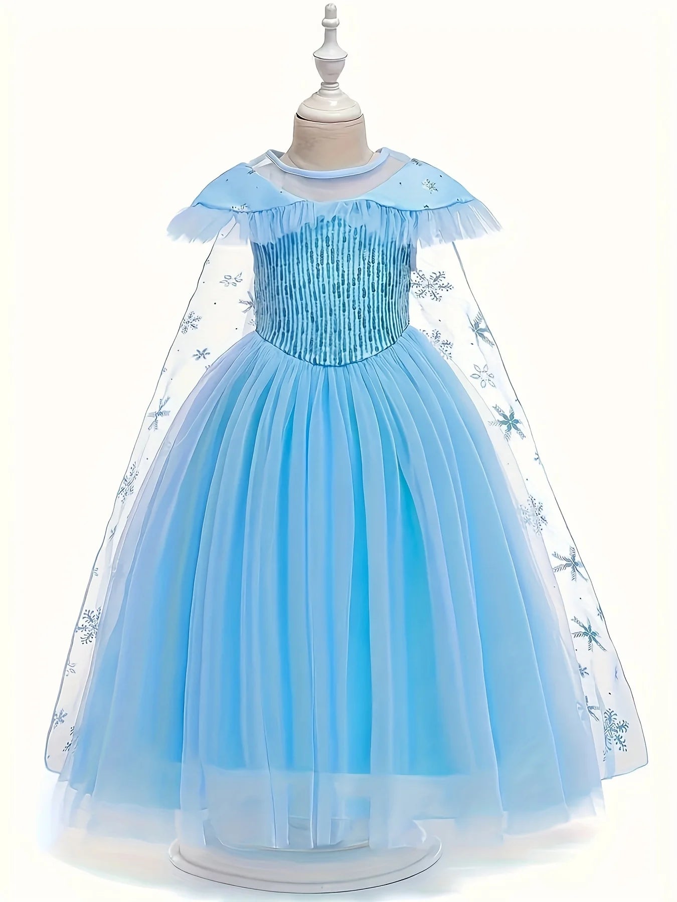 Stunning Frozen Elsa Lights Up Dress For Girls With Light Up Princess Costume Toddler Ankle Length Fairy Tale Gown