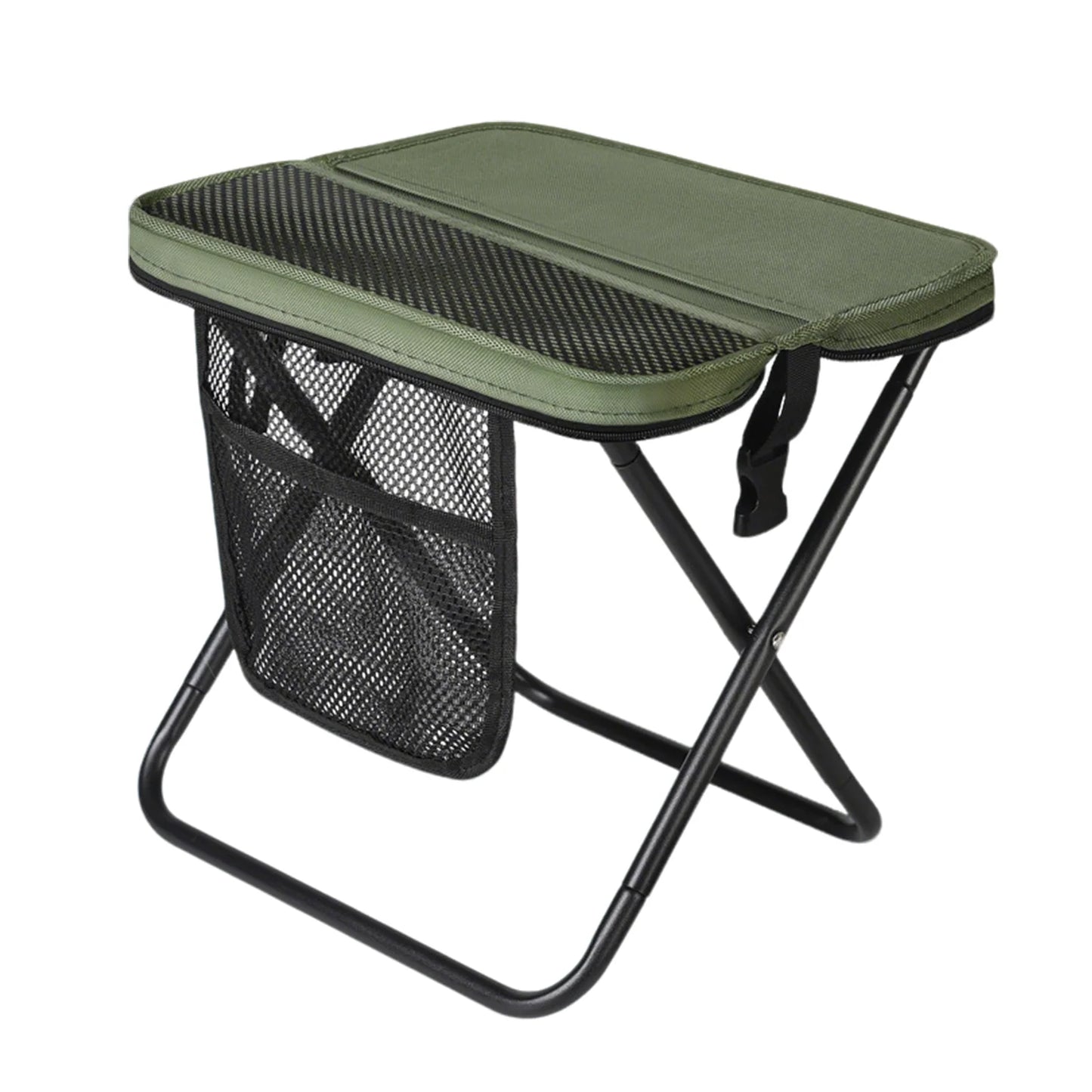 2026 New Foldable Backpack Stool for Adults, Portable Camping Stool with Sling Bag, 300lbs Capacity for Camping, Hiking, Picnic