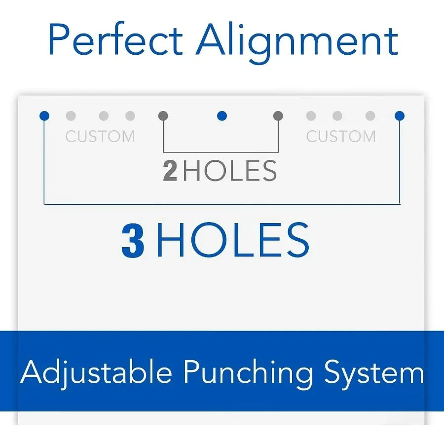 Hign-concerned LightTouch Adjustable Hole Punch 20 Sheet